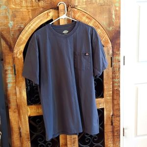 Dickie's Heavyweight Tee. XLT. Dark Gray.